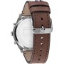 Tommy Hilfiger Reloj analógico multifunción de Cuarzo para Hombre con Correa de Cuero o Acero Inoxidable