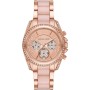 Michael Kors Blair Reloj para Mujer, Movimiento cronógrafo con Correa de Acero o Piel