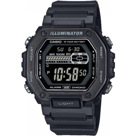 Casio Collection Men's Digital Watch Black MWD-110HB-1BVEF Resin Case and Strap