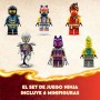 LEGO Ninjago Arena de Batalla del Torneo Juguete Ninja de Construcción con 6 Minifiguras Inc. Kai y Sora, Juego Infantil de
