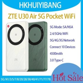 2024 nuevo ZTE 5G WiFi de bolsillo U30 Air 4500mAh tipo C 867Mbps 2,4/