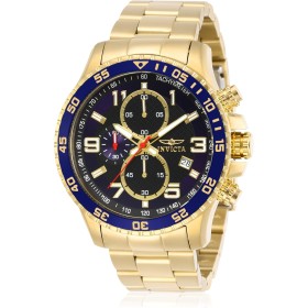 Invicta Specialty Reloj de cuarzo para hombre de acero inoxidable, 45 mm