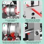 Pelacables Electricista Automático para cables de 1-25 mm, Maquina Pelacables Eléctrica Cobre, Pelador Automático para Reciclaje