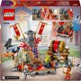 LEGO Ninjago Arena de Batalla del Torneo Juguete Ninja de Construcción con 6 Minifiguras Inc. Kai y Sora, Juego Infantil de