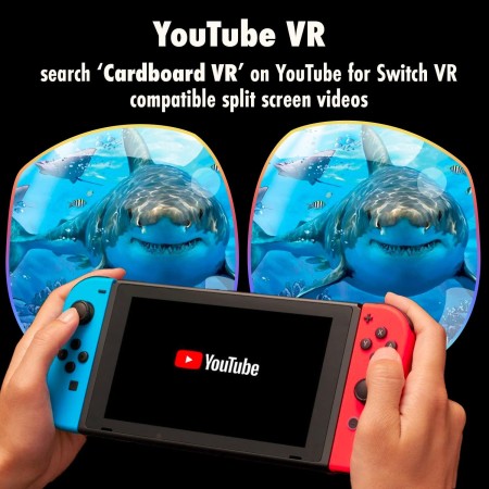 Orzly Auriculares VR diseñados para Consola Nintendo Switch & Switch OLED con Lente Ajustable para una Experiencia de Juego de