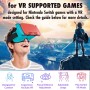 Orzly Auriculares VR diseñados para Consola Nintendo Switch & Switch OLED con Lente Ajustable para una Experiencia de Juego de