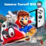 Orzly Auriculares VR diseñados para Consola Nintendo Switch & Switch OLED con Lente Ajustable para una Experiencia de Juego de