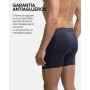 DANISH ENDURANCE Men's Sports Boxer Shorts, Fitted and Breathable, Pack of 3 - Men's Sports Clothing, Underwear