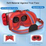 DEVASO Auriculares VR mejorados para Nintendo Switch y Switch Modelo OLED, Gafas de Realidad Virtual Switch con Lentes HD