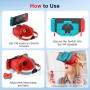 DEVASO Auriculares VR mejorados para Nintendo Switch y Switch Modelo OLED, Gafas de Realidad Virtual Switch con Lentes HD