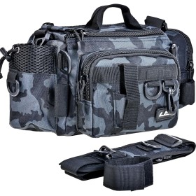 Bolsa de Pesca de Carpas, Bolsas de Aparejos de Pesca con Correa, Bolsa de Transporte de Camuflaje para Pesca para Exteriores