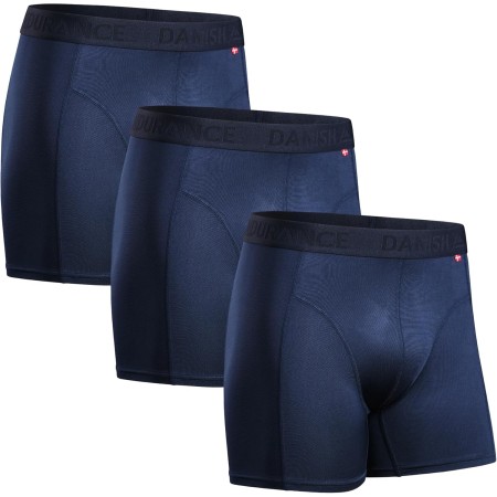 DANISH ENDURANCE Men's Sports Boxer Shorts, Fitted and Breathable, Pack of 3 - Men's Sports Clothing, Underwear