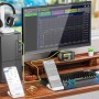 Gvvsjgdbis DC 0-420V 300A WiFi Probador de Capacidad de Batería Medidor de Energía Eléctrica DC Probador de Corriente de Voltaje