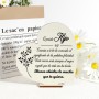 Regalos para Madres Navidad, Placa de Madera Corazón, Regalos Navidad Mujer, Detalles para Regalar Mujer, Regalo Cumpleaños