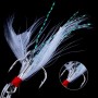 Vicloon Señuelos de Pesca, 120 Piezas Kits de Señuelos Pesca Accesorios Cebos Artificiales Articulos de Pesca Incluido la Caja