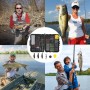 Vicloon Anzuelos de Pesca,Accesorios de Pesca con Caja de Pesca, Incluye Pesas de Plomada, Emerillones e Imperdibles,