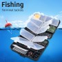 Vicloon Anzuelos de Pesca,Accesorios de Pesca con Caja de Pesca, Incluye Pesas de Plomada, Emerillones e Imperdibles,