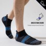Niorasen Men's Ankle Socks, 6 Pairs Sports Running Socks with Thin Padded Summer Cotton Breathable with Terry Sole Non-Slip