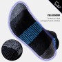 Niorasen Men's Ankle Socks, 6 Pairs Sports Running Socks with Thin Padded Summer Cotton Breathable with Terry Sole Non-Slip
