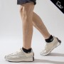 Niorasen Men's Ankle Socks, 6 Pairs Sports Running Socks with Thin Padded Summer Cotton Breathable with Terry Sole Non-Slip