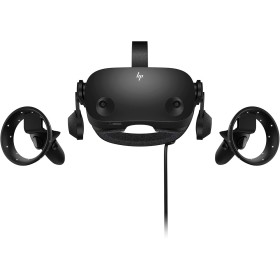 HP Reverb G2 + 2 Controladores - Gafas de Realidad Virtual SteamVR, WMR, resolución 4k, lentes ajustables Valve, 4 cámaras,
