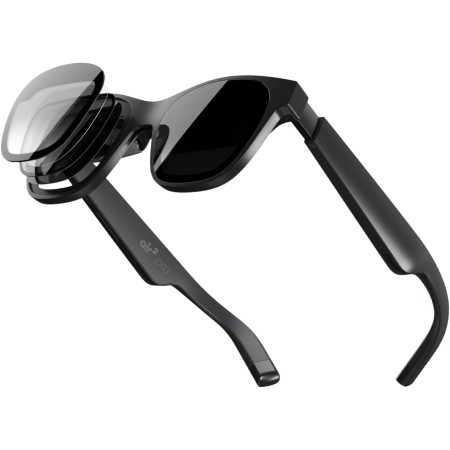 XREAL Air 2 Pro AR Glasses, lo Último en Pantallas portátiles con Control de inmersión de 3 Niveles, 75g 120Hz 1080P, Gafas