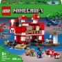 LEGO Minecraft La Casa-Champiñaca Juguete de Construcción para Niños y Niñas de 8 Años o Más, Isla y Personajes del Videojuego