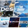 Pimax Crystal Light Prime Gafas VR para PC, Resolución 8K Pantalla QLED, 130° FOV Gafas Realidad Virtual con Controlador, VR de