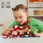 LEGO Minecraft La Casa-Champiñaca Juguete de Construcción para Niños y Niñas de 8 Años o Más, Isla y Personajes del Videojuego