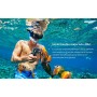 COOAU Sports Camera 4K30FPS 20MP WiFi with External Microphone, 170° Wide Angle, Waterproof 40M Waterproof Helmet Camcorder with