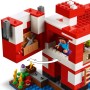 LEGO Minecraft La Casa-Champiñaca Juguete de Construcción para Niños y Niñas de 8 Años o Más, Isla y Personajes del Videojuego