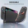 HEYSTOP Carcasa Protectora para Nintendo Switch 2, Funda Protectora Dockable de PC con Carcasa de Grip Joycon de TPU y Protector