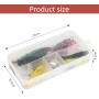 Accesorios de Pesca, Set de Cebos de 27 Piezas, Incluye cebos de Goma, cebos Duros, Accesorios y giradores, Adecuado para la
