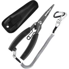 supregear Alicates de Pesca, Alicate de Pesca Multifuncional Ligero de Acero Inoxidable con Mango de ABS, Cortador de Sedal,