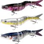 3 Piezas Señuelos de Pesca para Agua Dulce y Salada, Señuelos de Pesca Multiarticulados, Señuelo de Pesca con Múltiples