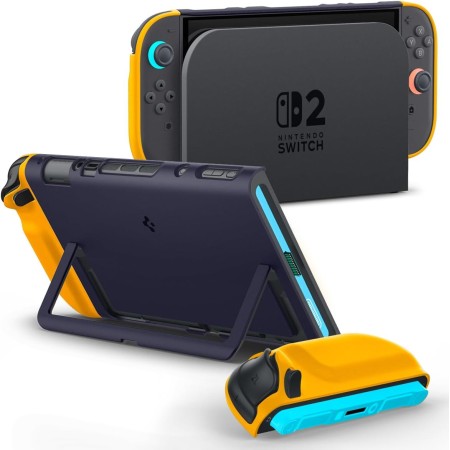 Spigen Funda Nano Pop Compatible con Nintendo Switch 2 2025 - Blueberry Navy