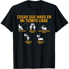 Pescador Tiempo Libre Ir A Pescar Pesca Camiseta
