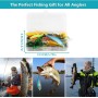 175 Piezas Kits de Señuelos Pesca, Señuelos de Pesca, Accesorios Cebos, señuelos Duros para Hundir de Pesca Mixtos Universales