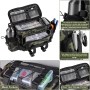 Bolsa para Aparejos de Oesca Bolsa de Pesca al Aire Libre Tela Oxford Impermeable Multifuncional Bolsa de Pesca con Correas