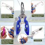 Bolsa para Aparejos de Oesca Bolsa de Pesca al Aire Libre Tela Oxford Impermeable Multifuncional Bolsa de Pesca con Correas