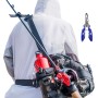 Bolsa para Aparejos de Oesca Bolsa de Pesca al Aire Libre Tela Oxford Impermeable Multifuncional Bolsa de Pesca con Correas