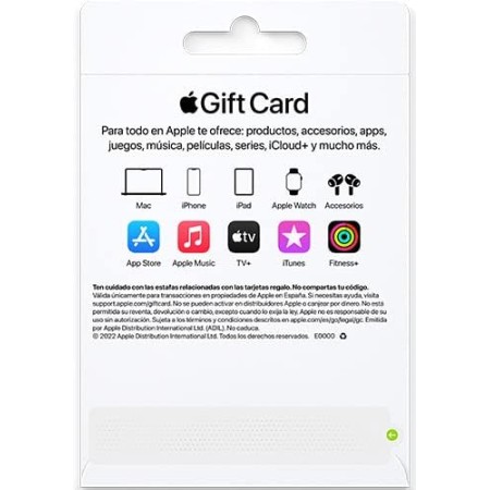 NEU Apple Gift Card - para España - por correo electrónico
