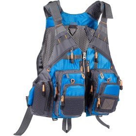Chaleco de Pesca Ajustable para Hombres y Mujeres Chaleco de Pesca para Pesca con Mosca y Actividades al Aire Libre