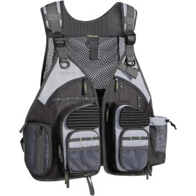 Chaleco de Pesca Ajustable para Hombres y Mujeres Chaleco de Pesca para Pesca con Mosca y Actividades al Aire Libre