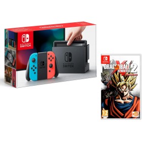 Nintendo Switch Consola 32Gb Azul/Rojo Neón + Dragon Ball Xenoverse 2