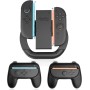 HEYSTOP Joy-Con Grip Compatible con Nintendo Switch 2, Set de Fundas 3 en 1 para Joy-Con, Accesorios para Mandos de Juego,Juegos