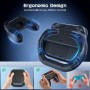 HEYSTOP Joy-Con Grip Compatible con Nintendo Switch 2, Set de Fundas 3 en 1 para Joy-Con, Accesorios para Mandos de Juego,Juegos