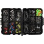 Juego de Accesorios de Pesca incluidos Pesas de plomada, Emerillones e imperdibles, Diapositivas de plomada, Anzuelos, Conjunto