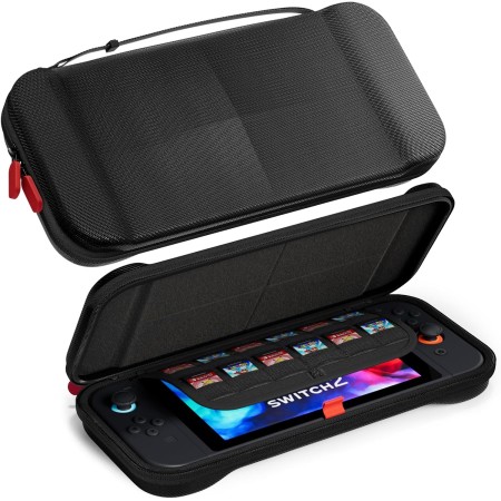 Procase Funda Protectora Slim para Nintendo Switch 2, con 12 Ranuras para Tarjetas de Juego, Estuche rígido y portátil de