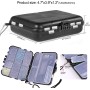 282pcs Anzuelos de Pesca, Carp Fishing Tackle Kit con Caja de Pesca, Incluye Ganchos Circulares, antienredos, cebos, Rubber